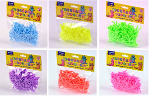 Игрушка-антистресс ВЕСЕЛЫЕ ЧЕРВЯКИ 40 г, 6 цветов в ассортименте, ОПП-упаковка