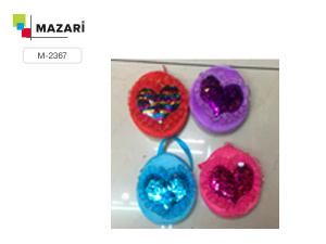 Сумочка PRINCESS MERIDA, через плечо на молнии, с ручкой 1 м,  круглая Д=10 см, ассорти 6 цветов, ОП