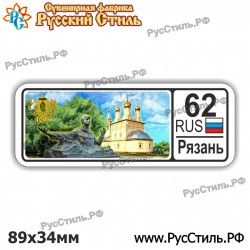 Магнит /Рязань АвтоНомер картинка_02/