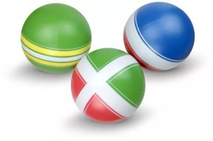 Мяч д. 200мм Серия /Классика/ ручное окраш.