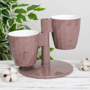 Кашпо /RUBY/ Дуэт Цв. Мокко КШ-8688 М