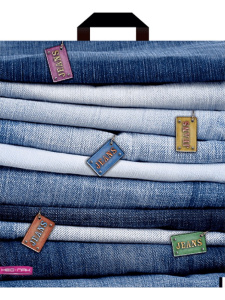 Пакет полиэтиленовый с петлевой ручкой Джинсовая коллекция 38х40 НФ-00000769