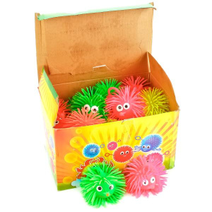 ИГРУШКА ПЛАСТИЗОЛЬ, СО СВЕТОМ, ЦВЕТ В АССОРТ. В ДИСПЛЕЕ УП-18ШТ + НАСОС в кор.24уп