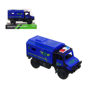 ИГРОЛЕНД Грузовик Городская спецслужба, инерция, РР, 12,6х6,4х8 см, 3 дизайна (10702070/110825/52750