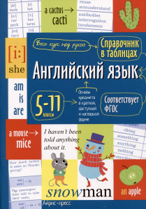 Справочник в таблицах. Английский язык для средней и старшей школы.5-11 классы