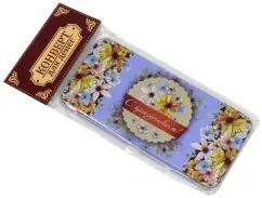 Коробочка подарочная для денег С праздником Конверт для денег арт.43679 (16,6х7,6х1см, из черного ок