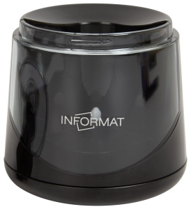 Точилка электрическая INFORMAT TECH, корпус пластиковый, черная