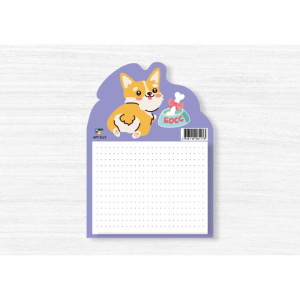 Блокнот фигурный горизонтальный собака НФ-00007114