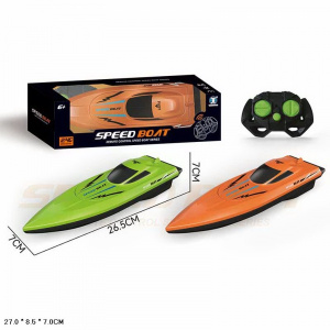 Катер на бат. цвет в ассорт. CR1990 в кор. в кор.2*48шт