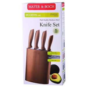 Набор ножей 4пр + подставка MВ (х6)