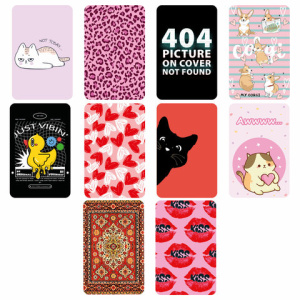 Обложка-карман для карт и пропусков /Cool Mix 2/, 100х65 мм, 10 дизайнов ассорти, ПВХ, STAFF, 238858