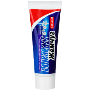 Зубная паста Волжский жемчуг Кальций, п/б 100гр/90гр,арт.8010