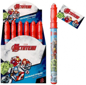 Мыльные пузыри Мстители, колба в термоплёнке, 60 мл