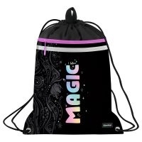 Мешок для обуви 1 отделение Berlingo /Purple Magic/, 360*460мм, вентиляционная сеточка , светоотража