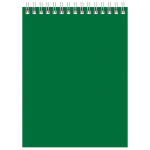 Блокнот А5 60л. на гребне BG /Для конференций/, зеленый Б5гр60 8591