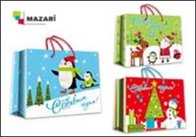 Пакет подар.бум./НОВОГОДНЕЕ ВОЛШЕБСТВО/23х18х10 см