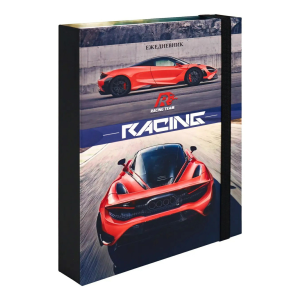 ТМ/Collezione/ ЕЖЕДНЕВНИК А5,96л. ПРОФЕССИОНАЛЬНЫЙ АВТОСПОРТ(96-3563)7БЦ,скр.греб с 2 блок+рез.