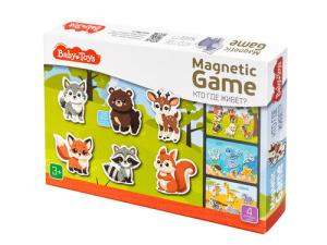 Игра магнитная /Кто где живет?/ Магнитные игры