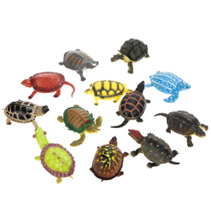 ЧЕРЕПАХА 'ИГРАЕМ ВМЕСТЕ' 10-13СМ, В АССОРТ., С ХЭНТЭГОМ В ДИСПЛЕЕ УП-30ШТ в кор.12уп