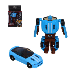 ИГРОЛЕНД Робот /Городские Автороботы/, трансформируется в машину, ABS, 9х5х15 см, 6 дизайнов (107020