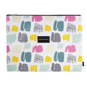 Папка 1 отд. А4 ABSTRACTION 330х260 мм молния ПВХ