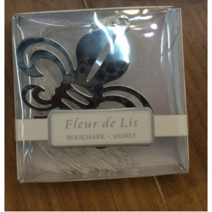 Закладка декоративная для книг Цветок лилии, из нержавеющей стали / 7,5х7 арт.44954