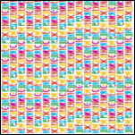 Бумага оберточная для сувенирной продукции в рулонах, с полноцветным декоративным рисунком, плотност