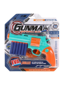 Револьвер, в комплекте: мягкие пули 6шт.