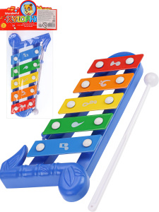 Ксилофон /Нота/ (5 тонов)(в пакете)(21,5x2,7х10,5cм) ( Арт. 2049901)