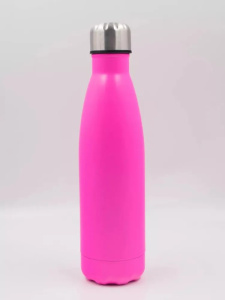 Вакуумная бутылка из нержавеющей стали. Фуксия 0,5л