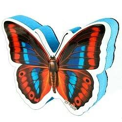 Губка-стиратель магнитная (для маркерной доски) /Бабочка/