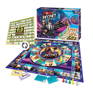 Игра настольная 2в1 /Top secret + Крокобонд