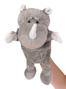 Кукла-перчатка (28см) Носорог с ногами (арт. XN05)