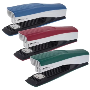 Степлер  Hatber -Energy- №24/6,26/6 Пластиковый 20л 150 скоб захват 85мм Два типа скрепления  Ассорт