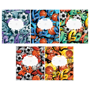 Тетрадь 18л., клетка BG /Мячи/ Т5ск18 62758