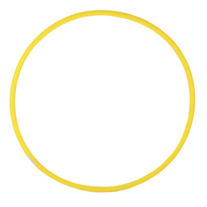 Обруч 60 см облегченный желтый У733 /10/