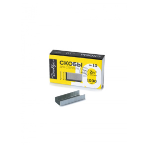 Скобы для степлера №10 Globus, оцинкованные, 1000шт. С10-1000