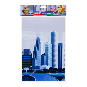 Скатерть праздничная, 180х108см, полиэтилен, 30мкм (10131010/140922/3414974, Китайская Народная Респ