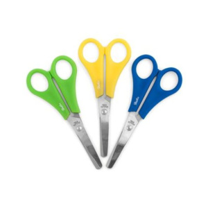 Ножницы Детские 13.5см нерж. сталь Hatber-- цветные   в пакете