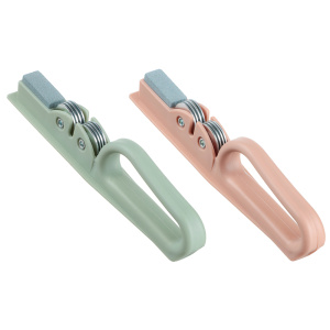 Ножеточка на блистере 19,5х4,5х3см, полипропилен, нерж. сталь, точильный камень (10702070/261224/519