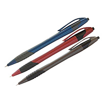 Ручка шариковая автоматическая /Metallic XL/ синяя, 0,7мм, грип CBm_70782 (10116070/050617/0014660/1