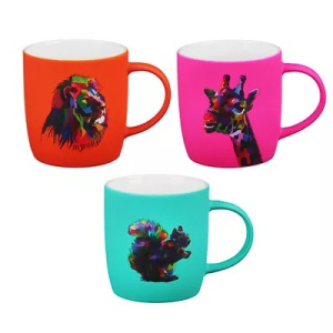 MILLIMI Неон Кружка 340мл, керамика, 3 дизайна