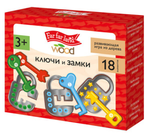 Игра развивающая деревянная /Ключи и замки/ Far far land Wood