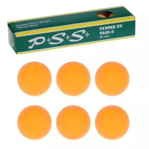 Шарики д/наст.тенниса тяж, 6 штук, коробка