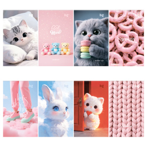 Блокнот А7 48л. на склейке BG /Девичьи радости/ Б7скл48 62542